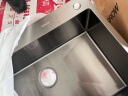 箭牌（ARROW） 厨房卫浴手工纳米水槽加厚304不锈钢一体水槽洗菜盆大单槽 A款含沥水篮,70*45含龙头 晒单实拍图