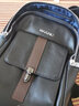 玛西奴胸包男士斜挎包头层牛皮真皮包包软皮男包单肩包时尚胸前背包挂包 黑色大号 【全头层牛皮】 实拍图