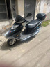 吉浪宇雨钻省油125踏板车摩托车男女款国四电喷燃油助力代步车可上牌 国四电喷标准版可上牌  黑色 实拍图