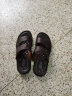 奥康（Aokang）凉鞋沙滩鞋男鞋舒适休闲露趾透气两穿简约 棕色42码 晒单实拍图