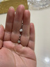 喜钻七夕礼物PT950铂金钻石耳环耳饰女人花求婚结婚送女友 实拍图
