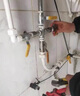 同城京东水管维修水电工上门服务暗管漏水检测下水管道改造水龙头安装更换水暖工厨房卫生间上门维修服务上门 水龙头安装维修服务 实拍图