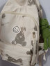 瑞潮 新款韩版ins中学生双肩包女高中初中小学生简约百搭书包旅行背包 白色印花【加油鸭】 实拍图
