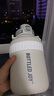 BOTTLED JOY王一博保温杯316不锈钢水杯大容量女士高颜值吨吨桶赠送背带 灰白磨砂-316钢-3重防漏 1.5L 实拍图