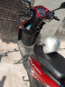 杰帆（JF）踏板摩托车可上牌125cc尚领燃油外卖车男女式踏板车摩托车助力车 红分黑 国四电喷版（可上牌） 实拍图