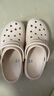 CROCS卡骆驰厚底云朵洞洞鞋时尚百搭户外沙滩鞋女鞋|206750  石英粉-6UR（含智必星） 39 (250mm) 实拍图