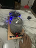 恒功 全自动底部上水涌泉式抽水电热烧水壶嵌入式功夫茶台桌电茶炉玻璃壶泡茶煮茶器套装专用一体机 1L 烧水壶+消毒锅款 实拍图