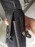 帝行（DIXING）男士腰包穿皮带多功能包户外运动迷你挂包手机包帆布老人眼镜包 黑色7.0英寸 实拍图