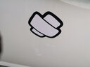 浮生 汽车个性创口贴车贴涂鸦贴纸划痕贴防水遮盖汽车创可贴纸车门车身装饰贴 创口贴 白色 C20501 实拍图