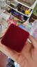 戴岩戒指盒对戒礼盒空盒钻戒求婚单戒盒高端绒布首饰耳钉盒胸针收纳盒 酒红色绒布对戒空盒【1个】 实拍图
