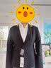 雀后2022春秋季时尚休闲小西装女装职业工装工作面试正装西服外套 黑色 XXL 实拍图