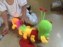 菲洛林 七彩毛毛虫毛绒玩具大号抱枕儿童生日礼物布娃娃创意 50cm 实拍图