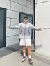 森马（Semir）冲锋衣男户外三防夹克秋情侣连帽外套夹克上衣 灰色调00322 L 实拍图