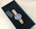 丹尼尔惠灵顿（DanielWellington）dw手表女 简约时尚欧美腕表石英女士手表 生日礼物送女友 28mm女表-黑盘玫瑰金钢带/DW217 实拍图