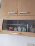 圣西陶 厨房置物架可伸缩柜子分层架台面调料收纳架多功能隔板锅具架 中号白色 实拍图