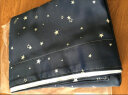 诺罗窗帘全遮光简约现代深蓝色星星烫银儿童房卧室飘窗出租房短帘防晒 深蓝烫银四爪钩款 250cm*250cm 1片 【成品】 实拍图