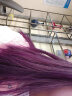 汉典（HANDIAN）薰衣草染发膏染发剂彩盖白发精油染发护发霜一梳黑焗彩油膏 绚丽紫 实拍图