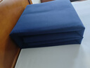 科迅佳尔定型被成型棉被子帆布内务标准豆腐方块模型叠被神器军迷被子 火焰蓝 手工定型被（四折）【手感较软】 实拍图
