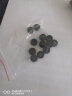 WEDOO 树脂彩色珠光纽扣宽边衬衫钮扣男女衬衣针织纽扣DIY手工材料扣子 黑色 11mm(10颗) 实拍图
