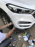 冈图 现代领动悦动名图ix35朗动ix25途胜L补漆笔车划痕修复神器自喷漆 极地白 标准修复方案 实拍图