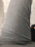 SIDISEN西裤男修身灰色西服裤商务休闲直筒正装男士上班夏季潮流西装裤 中灰色（春夏款-平纹） 33 码（适合145-155斤） 实拍图