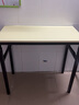 迈亚家具折叠桌子摆摊美甲桌电脑长条桌培训桌课桌简易餐桌家用长方形书桌 单层 80X40X75cm 实拍图
