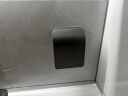 西门子（SIEMENS）开关插座防水盒 通用86型暗装面板防溅盒 深灰银(可90°悬停) 实拍图