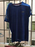 乔丹QIAODAN短袖速干t恤男士冰丝上衣夏季圆领运动衫透气服 勋章蓝 S 实拍图