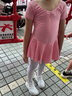 智友伴儿童舞蹈服女童练功服秋季专业芭蕾舞裙幼儿演出服考级连体服装 Z7700粉色 140（适合身高130-140cm） 实拍图