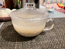 MARTIGUES钢化玻璃杯大容量带盖微波炉用早餐杯麦片牛奶咖啡茶大号喝水杯子 600ML全钢化玻璃杯+玻璃盖 实拍图