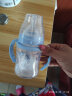 贝儿欣（BABISIL） 奶瓶婴儿宽口径PP吸管奶瓶180ml/300ml 粉蓝色 180ml 晒单实拍图