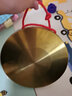 御马（YU MA）22CM 铜锣三句半道具乐器锣鼓响锣大锣手锣大苏锣小锣防汛预警锣 实拍图