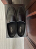 沙驰（SATCHI）男鞋  男士皮鞋休闲商务皮鞋一脚蹬皮鞋男  75962001Z 黑色 40 实拍图