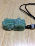 祥祯福珠宝（XIANGZHENFU JEWELRY）翡翠貔貅吊坠冰种飘绿男女翡翠挂件 糯种霸王貔貅（ XCA1580）择优发货 实拍图