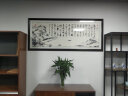 喜巢字画书法山水画风景画办公室装饰画客厅装饰字画书法作品沙发背景 流水生财 实拍图