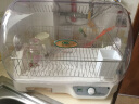 万昌消毒柜台式家用小型紫外消毒碗柜厨房碗碟筷子婴儿奶瓶消毒柜 45L白色-旋钮款 实拍图