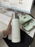 梵科（Fanke）高档保温杯陶瓷内胆焖茶杯户外水杯车载钛滤网随身泡茶杯礼物杯子 梵器焖泡杯-禅意白 500ml 实拍图