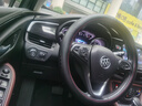 軒太狼 别克昂科威plus君越君威昂科旗真皮方向盘套威朗GL8牛皮汽车把套 【圆形 整张牛皮】黑色红线 下单备注车型年份版本 实拍图