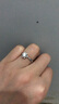 我爱钻石网铂金钻戒女18K钻石戒指求婚克拉GIA裸钻定制送女友情人节礼物 【现货闪发】80分效果40分IJ色 双倍显钻 实拍图