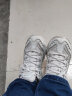斯凯奇Skechers女鞋厚底松糕老爹鞋熊猫鞋绑带休闲运动鞋11923 白色/银色WSL 37.5 实拍图