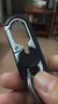 Jidaocook欧美达男士腰挂汽车钥匙扣挂件女锁匙扣创意双环钥匙圈钥匙环 黑色 实拍图