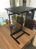 OMAX站立式电脑桌升降笔记本电脑支架折叠工作台桌面增高架可调角度 S5黑色木板桌面（带鼠标板） 实拍图