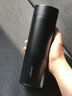 雷德夫（LEIDFOR）A10 极简保温杯便携水杯316高档随行杯子 磨砂黑 450ML 实拍图