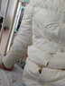 雪中飞轻薄羽绒内胆女式2024年新款秋冬季专柜薄款羽绒服女外套 米白【新国标90绒】 M (160) 【建议95-105斤】 实拍图