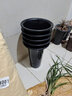 华香园 绿植花卉 兰花专用盆 透气兰花盆 塑料花盆 塑料兰花盆 中号 5个 实拍图
