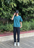 波司登（BOSIDENG）防晒长裤男高倍防紫外线冰感凉爽透气钓鱼骑车户外运动宽松束脚裤 黑色8056 S 170/74A 实拍图