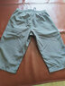 安踏（ANTA）速干裤丨短裤男夏季冰丝凉感七分裤男士运动裤透气送爸爸休闲裤子 【运动速干】男装灰7508-1 M 实拍图