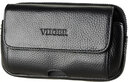 帷格（VIIGER） 真皮手机腰包男穿皮带 横款适用苹果6.7英寸 运动工地干活挂腰带 黑色 加大版 实拍图