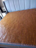 正帆凉席麻将席竹席麻将凉席双人单人学生夏季可折叠空调席夏天床席 金边单牛筋咖色无底【店长推荐】 90cm*190cm 实拍图