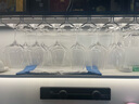 玖都龙 不锈钢红酒杯架子悬挂倒挂架高脚杯架葡萄酒杯架吊杯架倒挂家用 杯架-【22cm七排】 实拍图